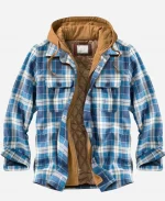 Christmas Plaid Hooded Jacket