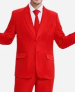 Christmas Red Suit Blazer