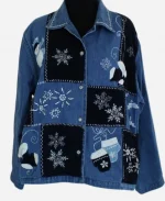 Christmas Vintage Denim Jacket