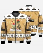 Christmas Yoda Groot Bomber Jacket