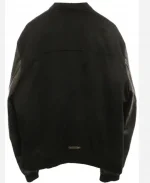 Chrome Heart Letterman Varsity Jacket - Black