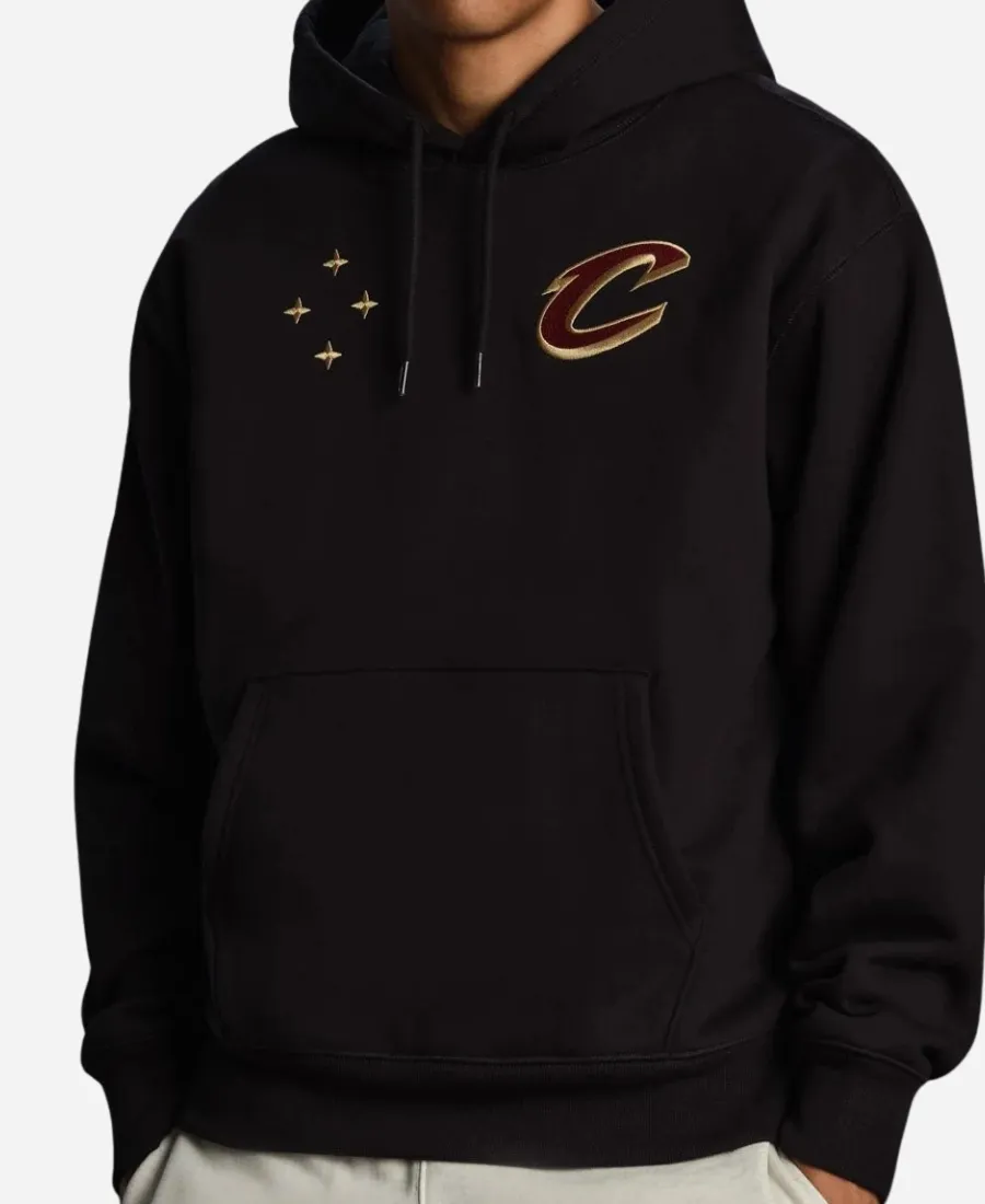 Cleveland Cavaliers x OVO Black Hoodie Cleveland Cavaliers x OVO Black Hoodie