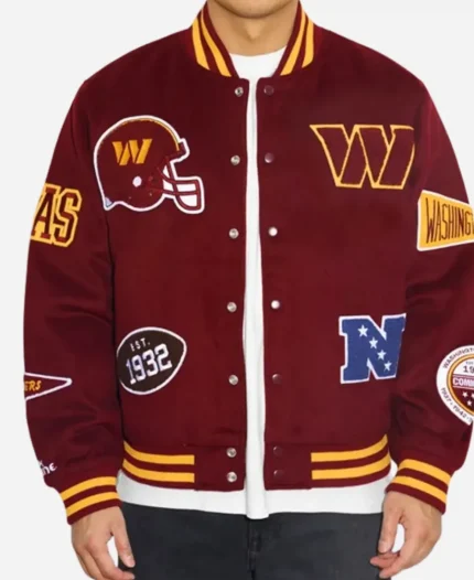 Commanders Pennant Varsity Jacket