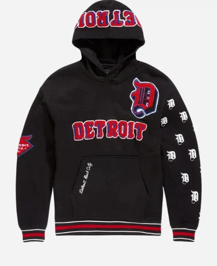D-Town Detroit Logo Piston Pullover Hoodie