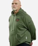 Dan Quinn Commanders Salute to Service Hoodie - Olive