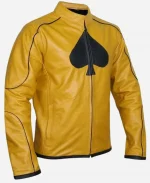 Dijon Mustard Yellow Leather Jacket