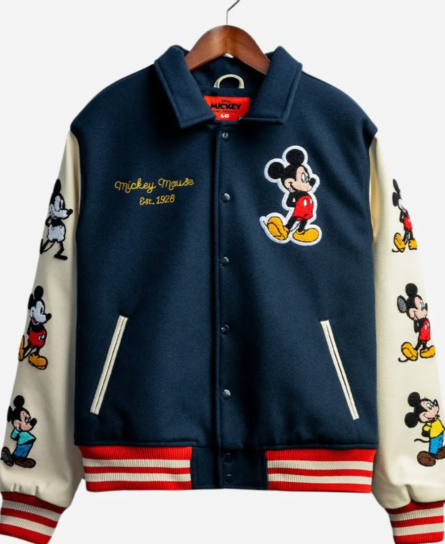 Disney's Mickey & Friends Shoe Palace Varsity Jacket Disney's Mickey & Friends Shoe Palace Varsity Jacket