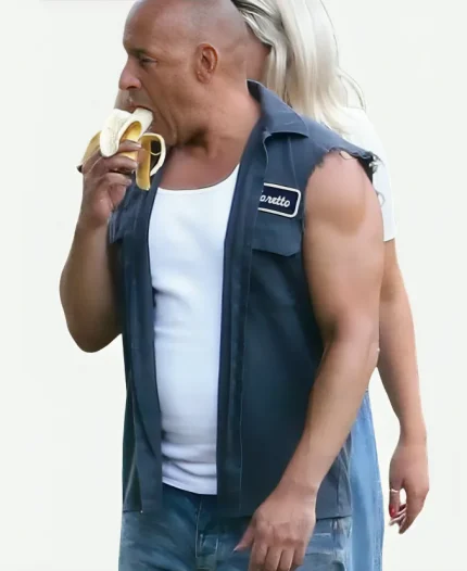 Dominic Toretto Film Fast and Furious 9 Vin diesel Blue Vest