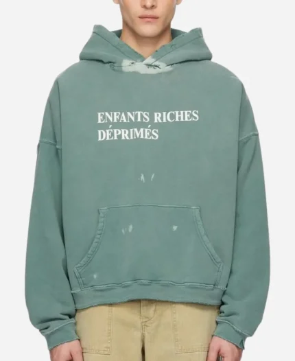 ERD Classic Logo Green Hoodie