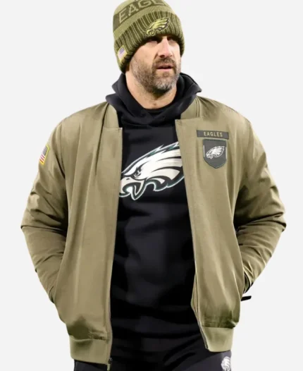 Eagles 2025 Nick Sirianni Salute To Service Jacket