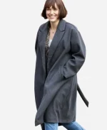 Elizabeth Henstridge Suspicion S01 Wool Coat - grey