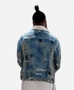 Erik Killmonger Blue Denim Jacket