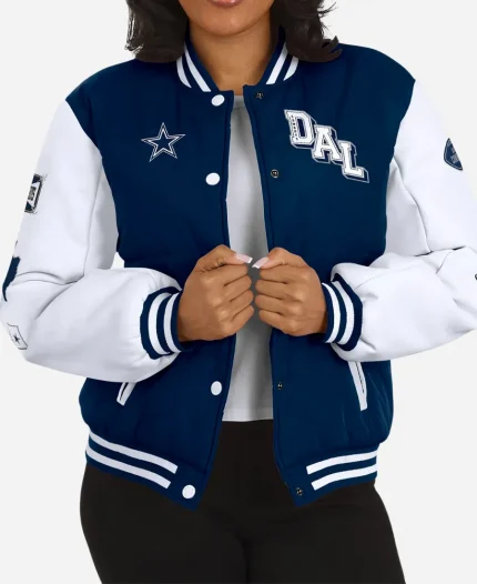 Erin Andrews Cowboys Varsity Jacket