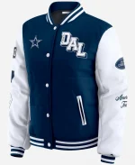 Erin Andrews Cowboys Varsity Puffer Jacket