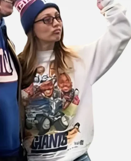Giants Kaley Cuoco Caricature Sweatshirt