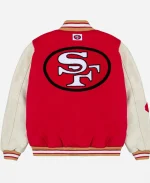 Golf Wang 2025 San Francisco 49ers Red Full-Snap Letterman Varsity Jacket