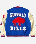 Golf Wang Bills Letterman Jacket - Royal Blue & Cream
