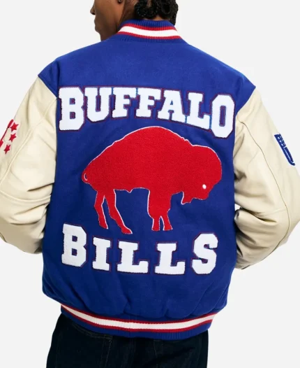 Golf Wang Buffalo Bills 2025 Full-Snap Letterman Varsity Jacket