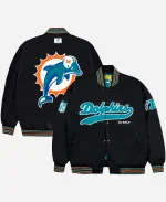 Golf Wang Dolphins Black Bomber Jacket