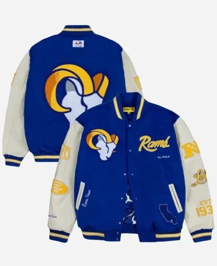 Golf Wang LA Rams Letterman Jacket