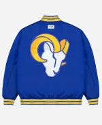 Golf Wang Rams Satin Bomber Jacket - Royal Blue