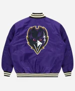 Golf Wang Ravens Purple Satin Bomber Jacket
