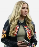 Gracie Hunt Kansas City Chiefs Jeff Hamilton Leather Jacket - Black