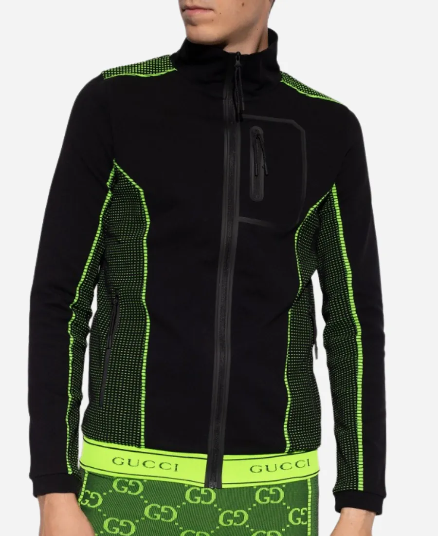 Gucci Logo Black Track Jacket Gucci Logo Black Track Jacket