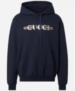 Gucci Logo Cotton Jersey Hoodie