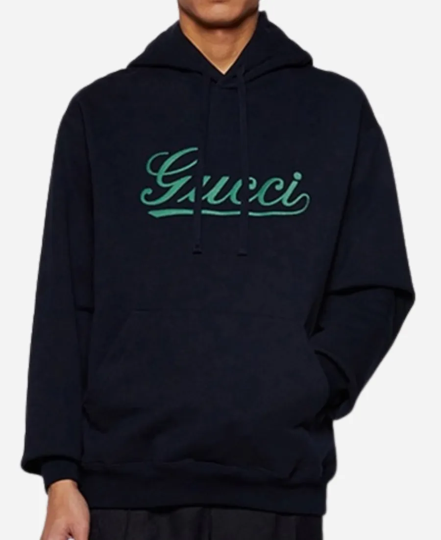 Gucci Logo Jersey Hoodie Gucci Logo Jersey Hoodie