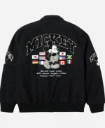HUF x Disney Mickey Worldwide Tour Navy Varsity Jacket