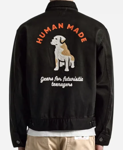 Human Made Work Black Zipper Jacket