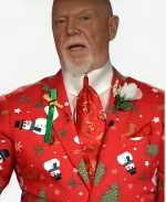 Ice Hockey Player And Coach Don Cherry Snowman Christmas Red Suit