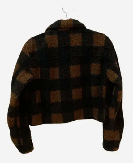 Isabella Ferreira Love Victor S03 Checkered Jacket - Brown
