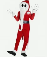 Jack Skellington Santa Red Costume
