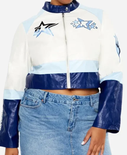 Jade Castillo Electric Bloom Colorblock Jacket