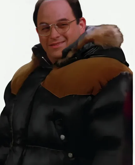 Jason Alexander TV series Seinfeld George Costanza Black Puffer Jacket
