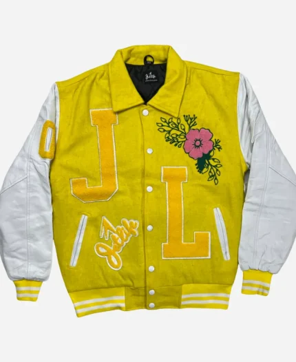Jet Life Give Me My Flowers Distorted Letterman Jacket