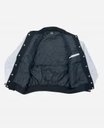 Jet Life Give Me My Flowers Letterman Jacket - Black & White