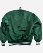 Jet Life Home Plate Satin Jacket - Green