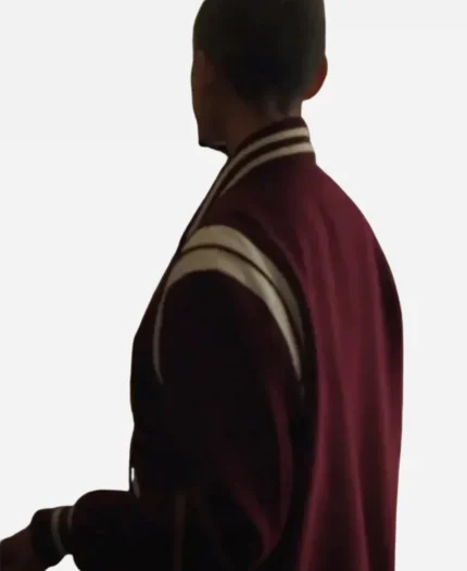 Jordan Alexander Tv Show Gossip Girl Julien Elizabeth Calloway Maroon Letterman Varsity Jacket