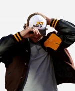 Josh Allen Wyoming Retirement Ceremony Jacket - Black And Brown