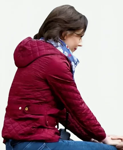Kacey Rohl The Wedding Veil Movie Inspiration Lily Quilted Hooded Jacket