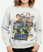 Kaley Cuoco New York Giants Caricature Sweatshirt