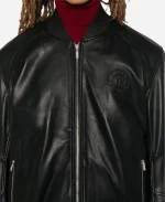Karl Lagerfeld Leather Jacket - Black