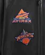 Kith & Avirex Knicks Icon Jacket - Black