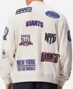 Kith For The NFL New York Giants Marvin Bomber Jacket