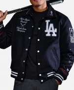 LA Dodgers Joshua Vides x Fanatics World Series Champions Varsity Jacket