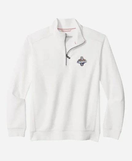 LA Dodgers Tommy Bahama 2025 World Series Champions Half-Zip Jacket