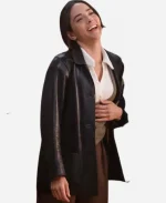 Lala Dominguez NCIS Origins S01 Leather Coat